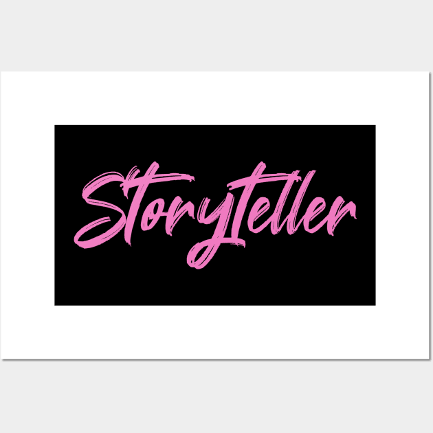 Storyteller (pink) Wall Art by EpicEndeavours